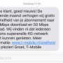 Bedankt T-Mobile. 