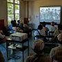 筑波海軍航空隊記念館の中の様子もご紹介しておきましょう まずは映像ブース ぐんくつの音が聞こえてくるｗ