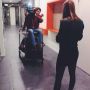 Met de hele crew op de kantinewagen, alles voor de dollyshots! :)