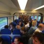 Volgepakte trein richting Haarlem #ns 