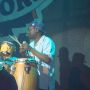 When I get amped on stage, I might drop the mic & jump on congas. Long as we rocking!