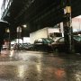 A very wet day in New York...
