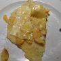Pannenkoek met kaas en bolognese chips. 