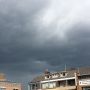 Donkere lucht boven Hengelo. #weeroverijssel