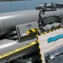 【艦艇公開 in 大洗2016】左右両舷に1機づつ装備されている単魚雷発射管 