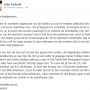 John Ewbank op Facebook: Ik trek #koningslied terug. 