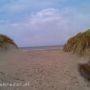 Stil aan strand