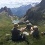 Picnick met Nadine et Pratrick, Les Ecrins, Glacier blanc