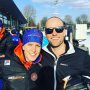 Topdag gehad met @ireenw .Dat ze extreem goed schaatst is geen nieuws. Maar ze kan ook heel goed uitleggen hoe ze dat doet. Tnx voor de goede tips! @team_justlease.nl @interbestnl