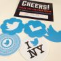 Krijg net nog een keer de Twitter stickers van @stickermule door de bus. 