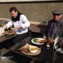 Lunch met neef Paul. 