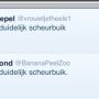 Naja zeg! @vrouwtjetheele1 @BananaPeelZoo Het scheelt één punt maar dat hebben jullie duidelijk afgesproken. ;-)