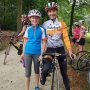 With our youngest participant at the #StrongherFestival. Rode with her mom her longest ride ever, but made it! #shero