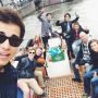 Warming up voor de Mooiboys wrapparty vanavond; varen met alle cast én crew!