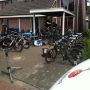 Aangekomen in Zaltbommel waar de vliegmachines al klaarstaan voor het NK tijdrijden.