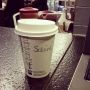 Good-Monday-morning #coffee #latte #trainlife #delay #starbucks #centralstation #rotterdam