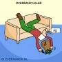 Overbankvaller. #cartoon