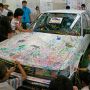 【オートジャンボリー2014】くるまにらくがきをしちゃおう