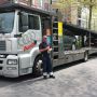 Nieuwe leaseauto wordt afgeleverd. 