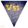Street typograffiti. 
"▼53"

One photo a day project #019
#AmsterdamCS #type
.