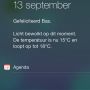 iOS 7 feliciteert ook? Tof! 