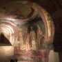 Originele fresco's in nagebouwde omgeving