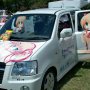 【第11回館林痛車ミーティング】ワゴンRかと思ったらこれはシボレーMWというOEM車らしい 大きめのグリルが良いな 