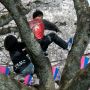 【黒磯公園】桜の木に登る悪ガキもとい元気なおこちゃま 親は注意しろよ・・・ (；´Д｀)