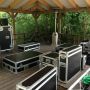 De opbouw voor @metmichiel Sunsetter-concert met @MissMontreal is begonnen. #3FM 