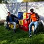 #vanabbetotvessem backstage bij Derde #klaphekfestival. #bedrijfsuitje