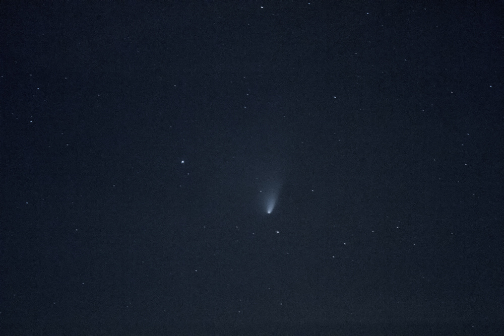 Comet #Panstrarrs at last #bbcskyatnight
